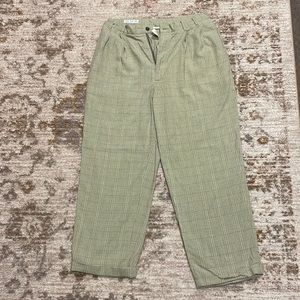 Saks Fifth Avenue plaid pants